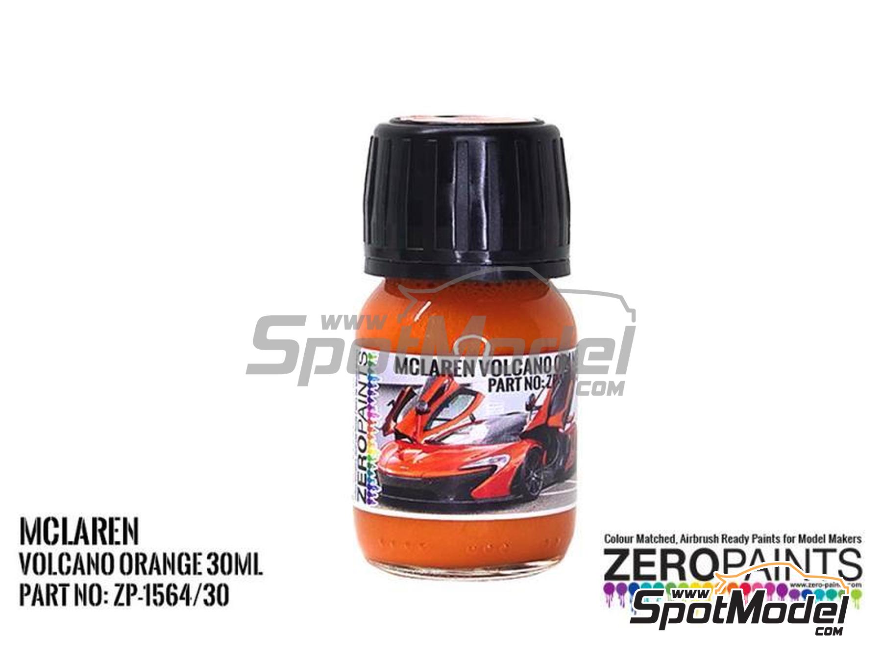 Zero Paints ZP-1564/30: Paint for airbrush McLaren Volcano Orange